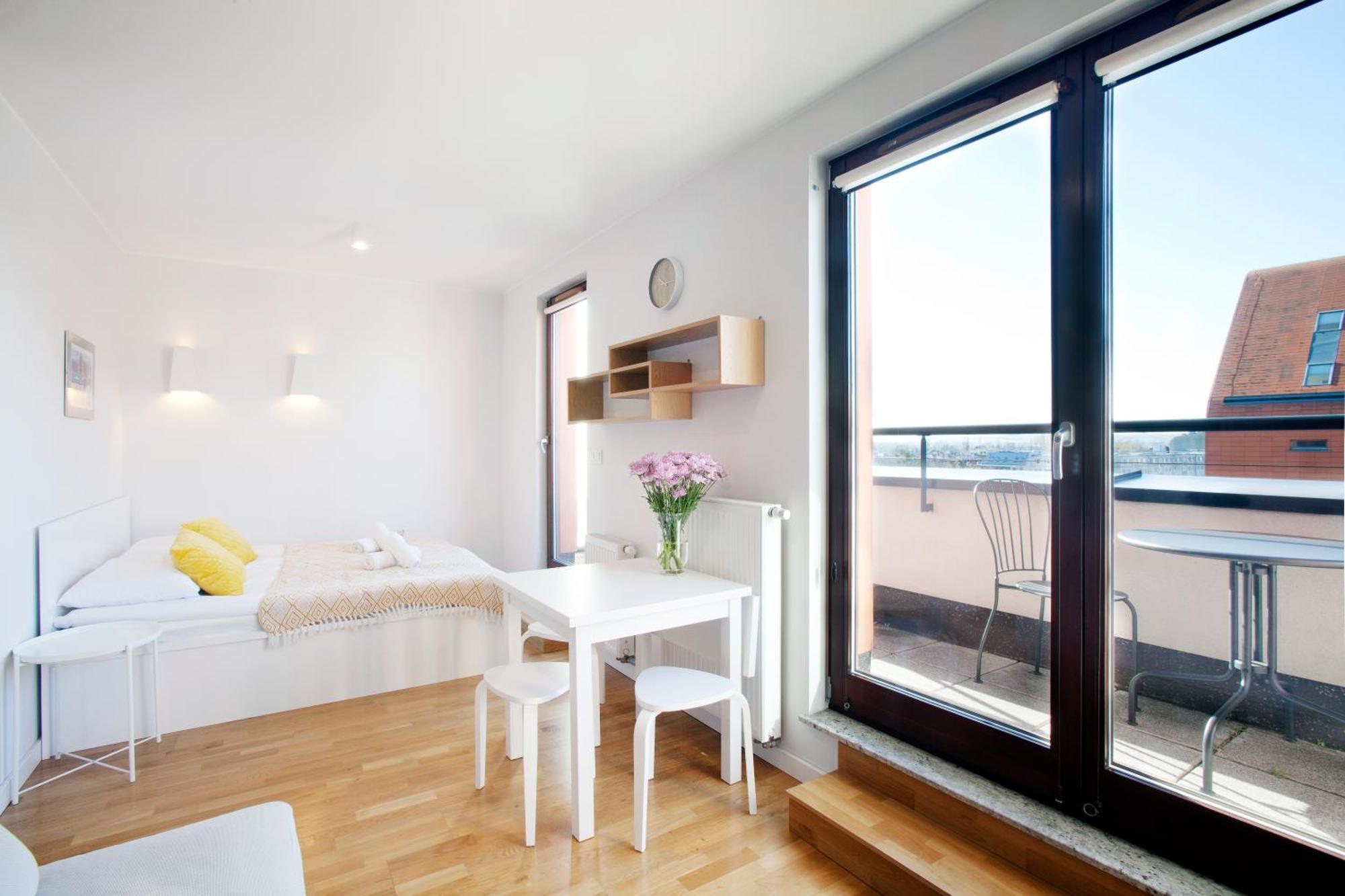 Marine Studio With Balcony And Parking By Tyzenhauz Гданьск Экстерьер фото